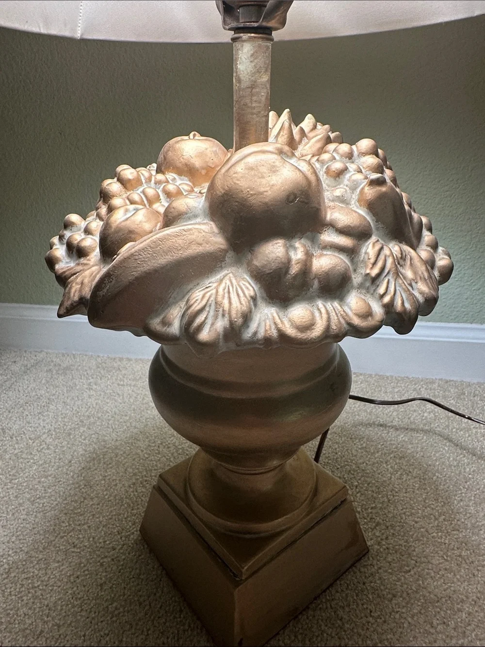 Gold Fruit Bouquet Table Lamp - Home Accents